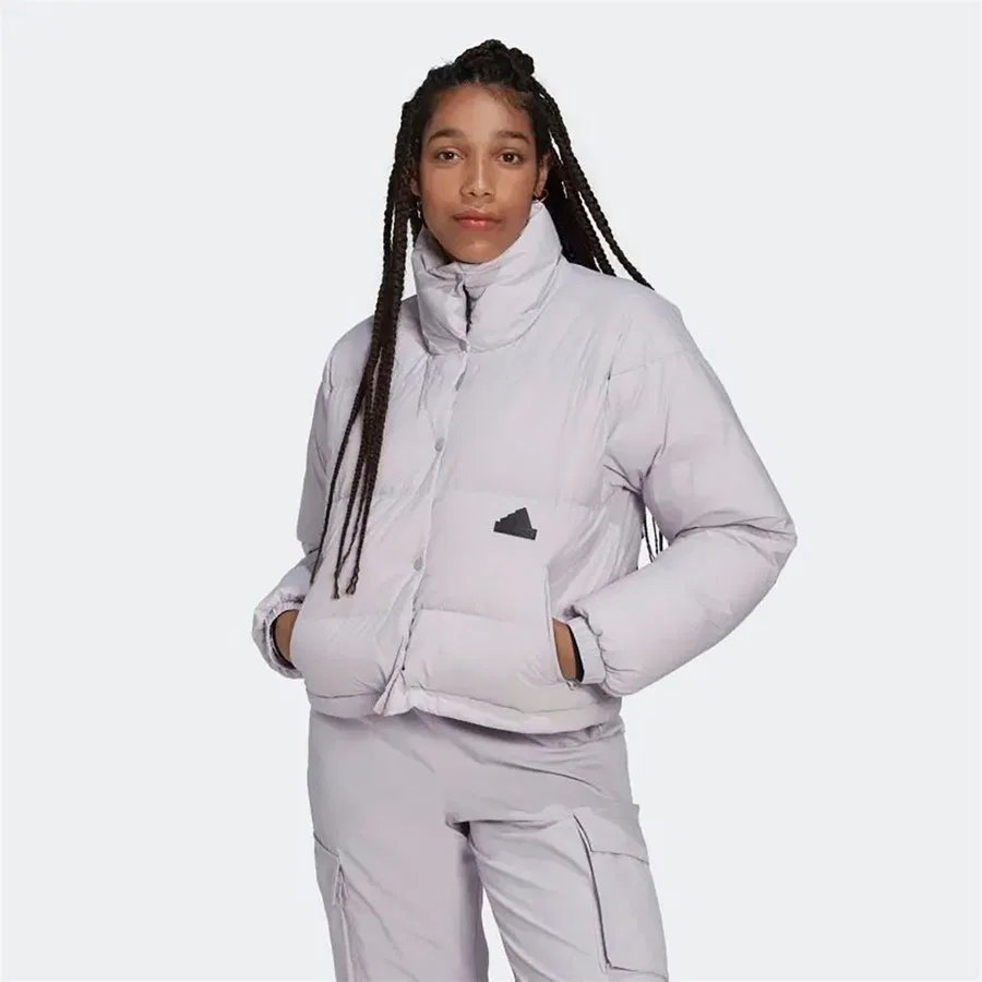 Женская куртка-пуховик с наполнителем W New Puf Jkt adidas, Сиреневый