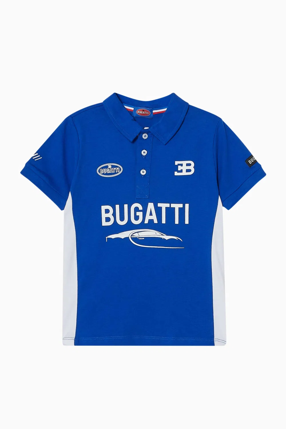 Футболка поло хлопковая Bugatti Junior, синий
