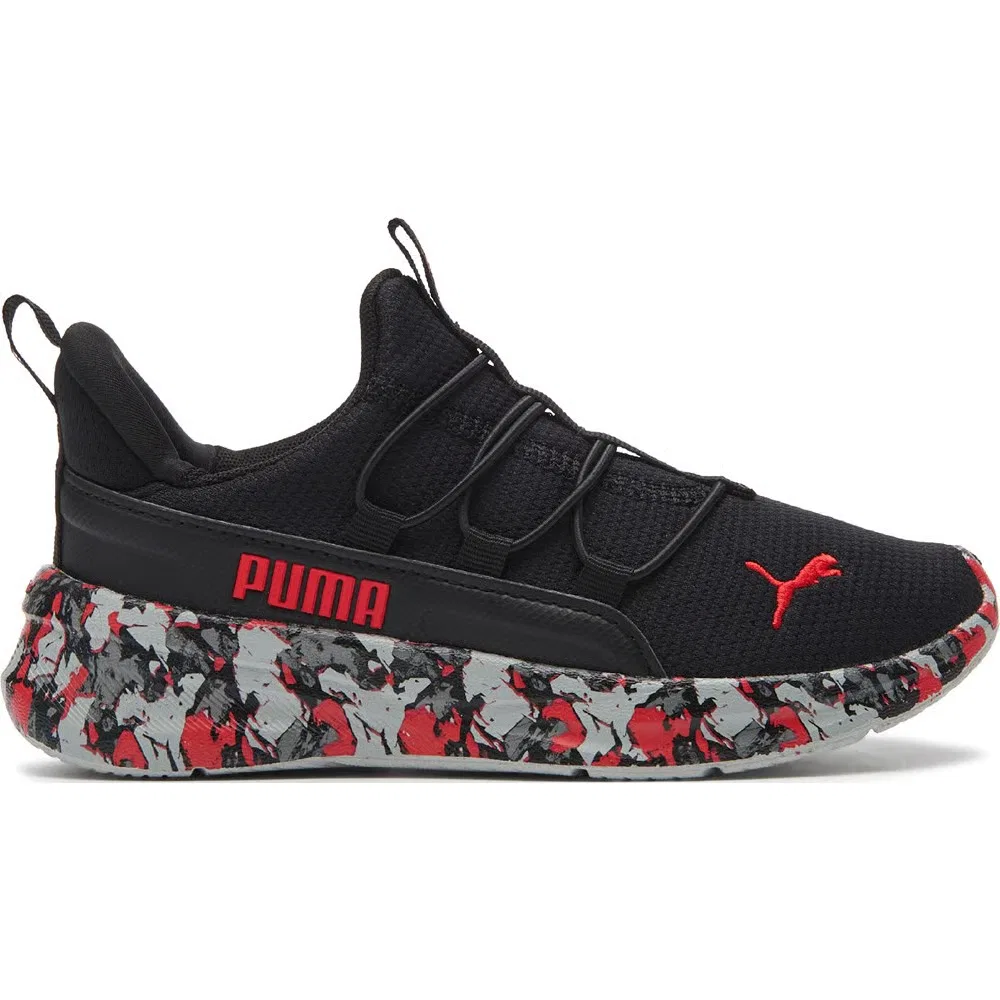 Детские кроссовки one4all 2.0 Puma, Black/Red — фото 2