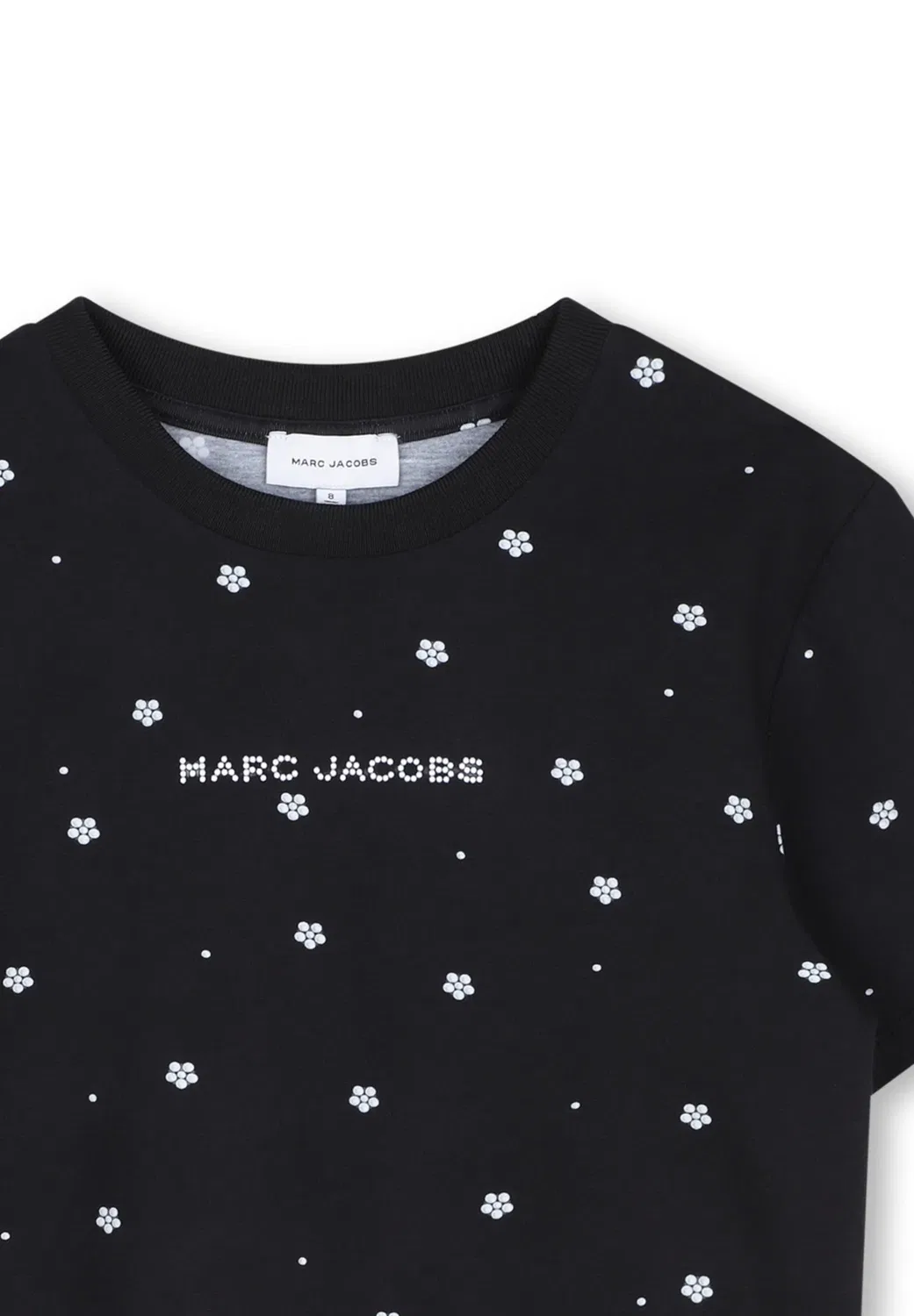 Футболка с короткими рукавами - футболка с принтом Marc Jacobs Kids, Black — фото 3