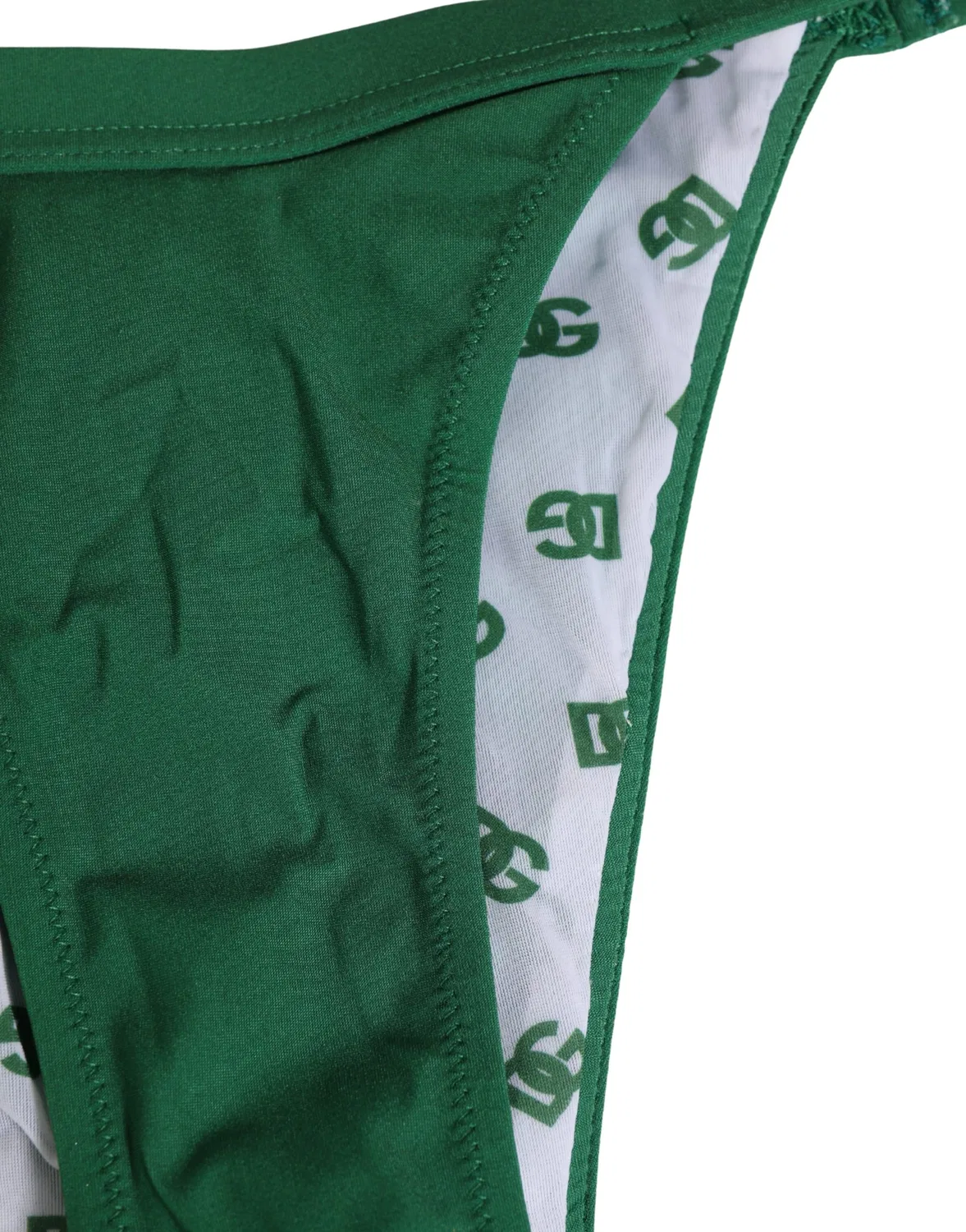 Женские трусы-слипы с логотипом Brief Panty Dolce & Gabbana, Green — фото 4