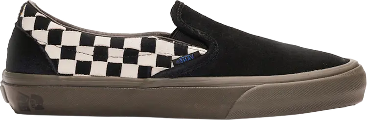 

Кеды Vans Taka Hayashi x Slip-On LX Checkerboard, черный