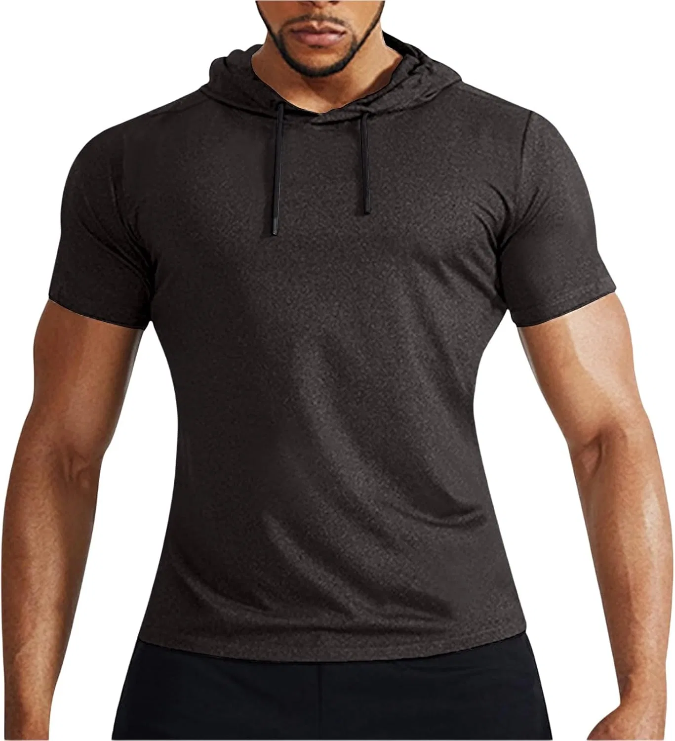 Мужская спортивная футболка с капюшоном Athletic Workout, Dark Gray