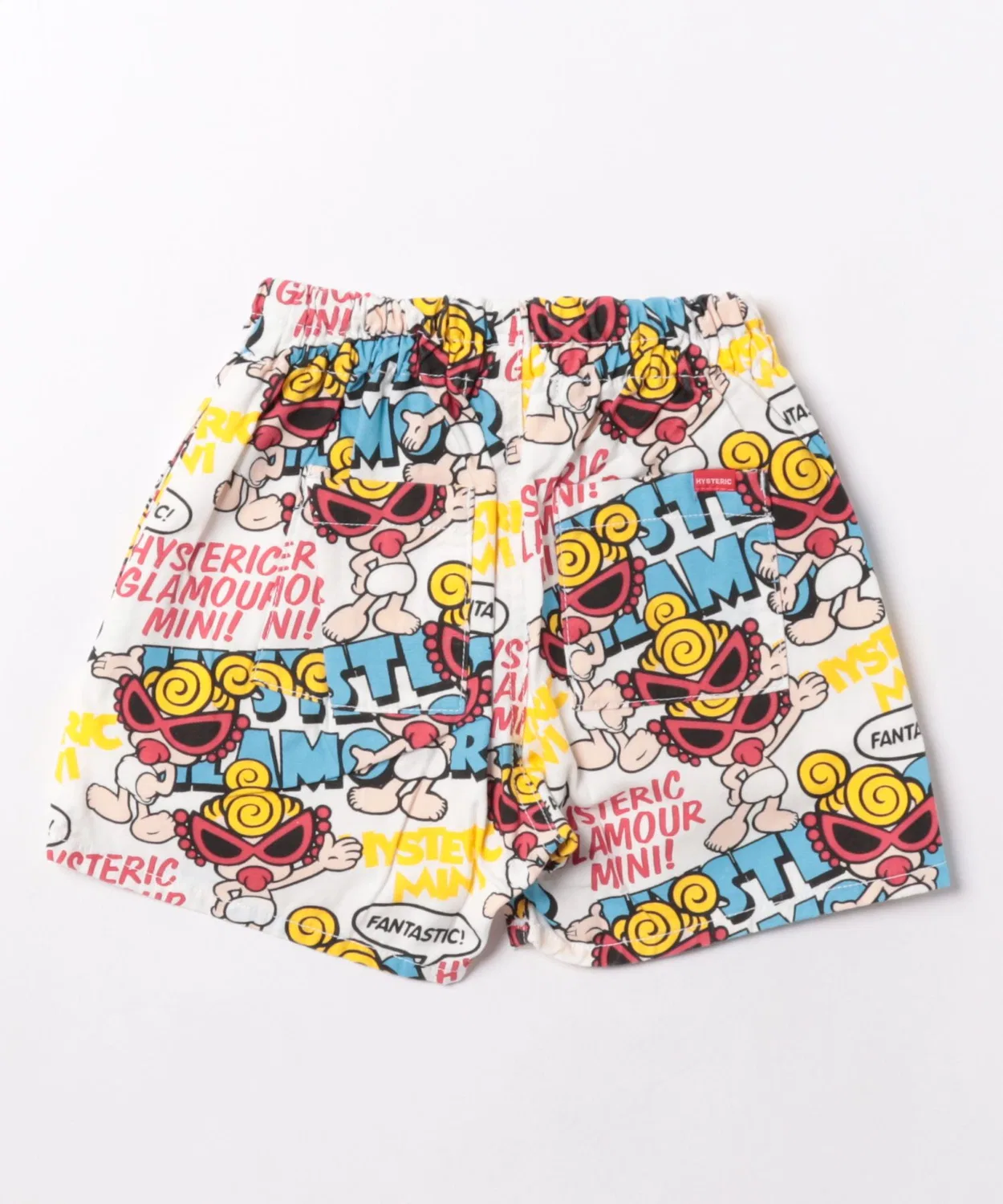 Детские шорты с принтом FANTASTIC! HYSTERIC MINI, White — фото 2