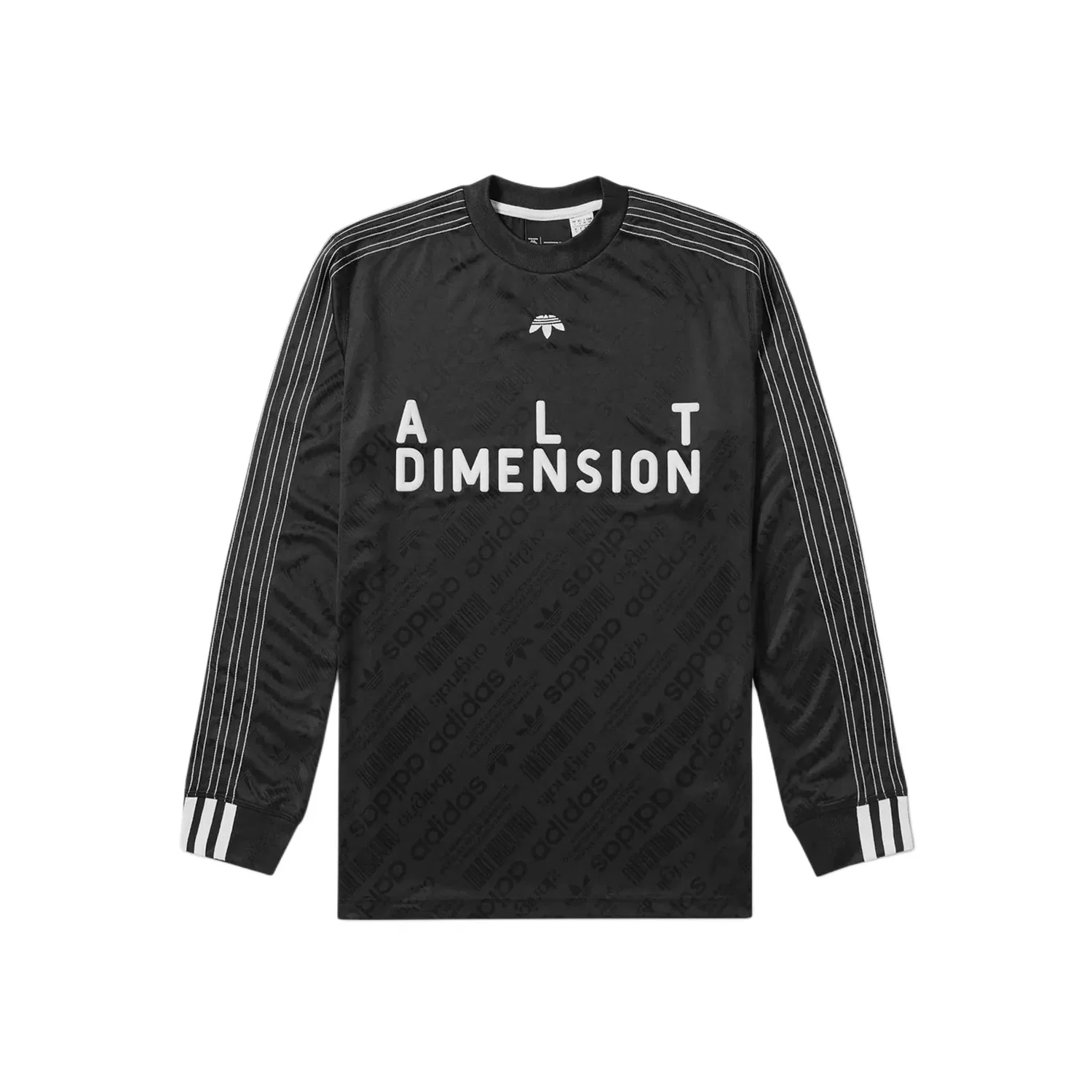 Мужская футболка с принтом Alexander Wang Adidas Originals, Black White