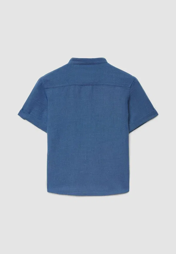 Футболка-поло из полиэстера Camicia mc tinta unita, Terranova, Blu scuro, синий — фото 2