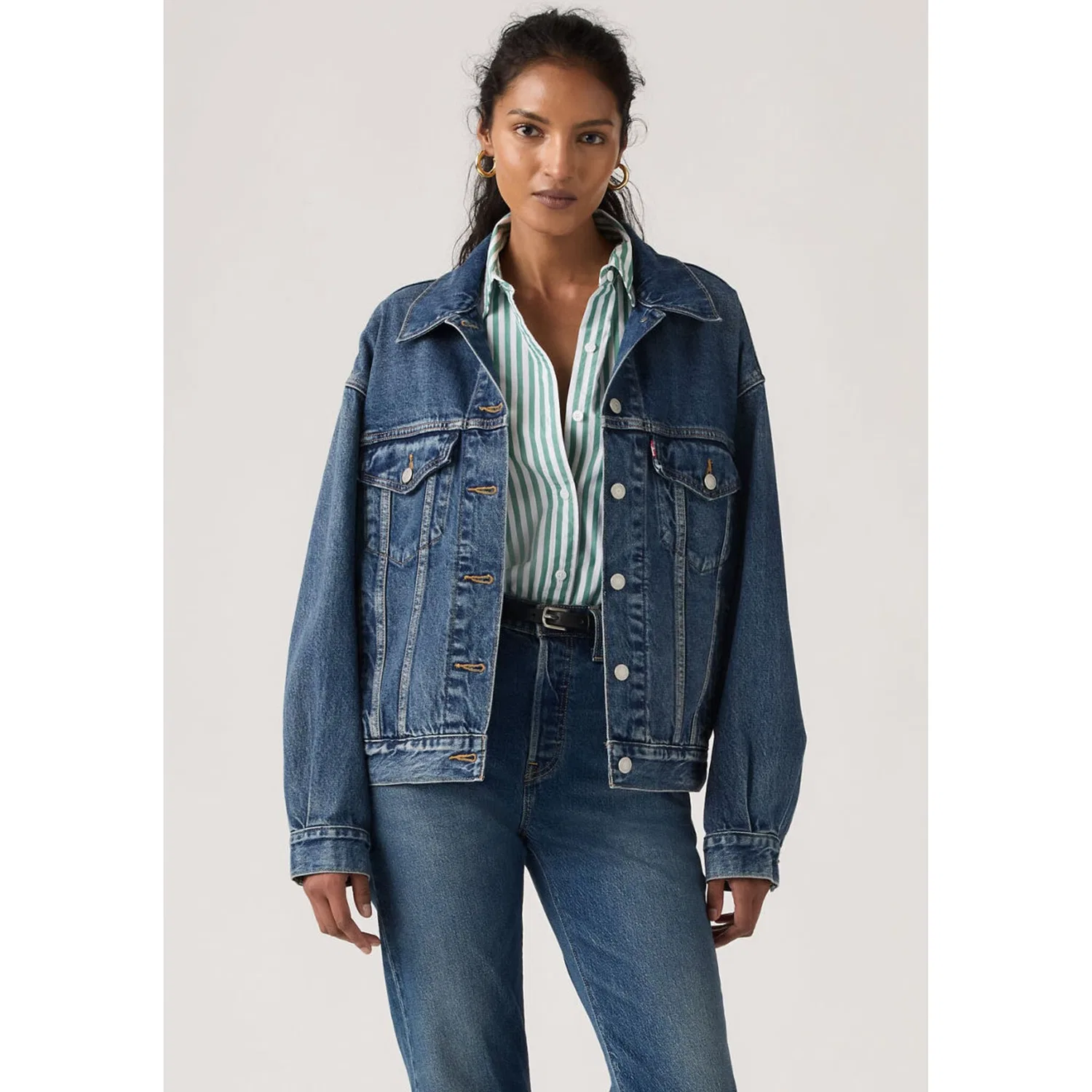 Женская джинсовая куртка оверсайз 90S TRUCKER Levi's, WONDER WHY