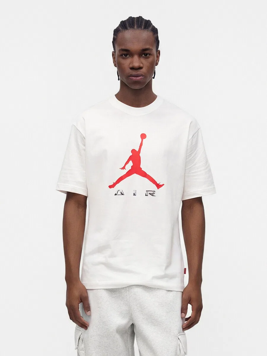 Футболка Jordan 'Brooklyn' белого цвета — фото 2