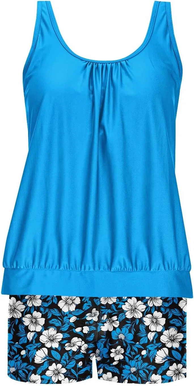 Женский танкини-комплект с контролем живота Athletic Beach Swimwear, Multicolor-4 — фото 4