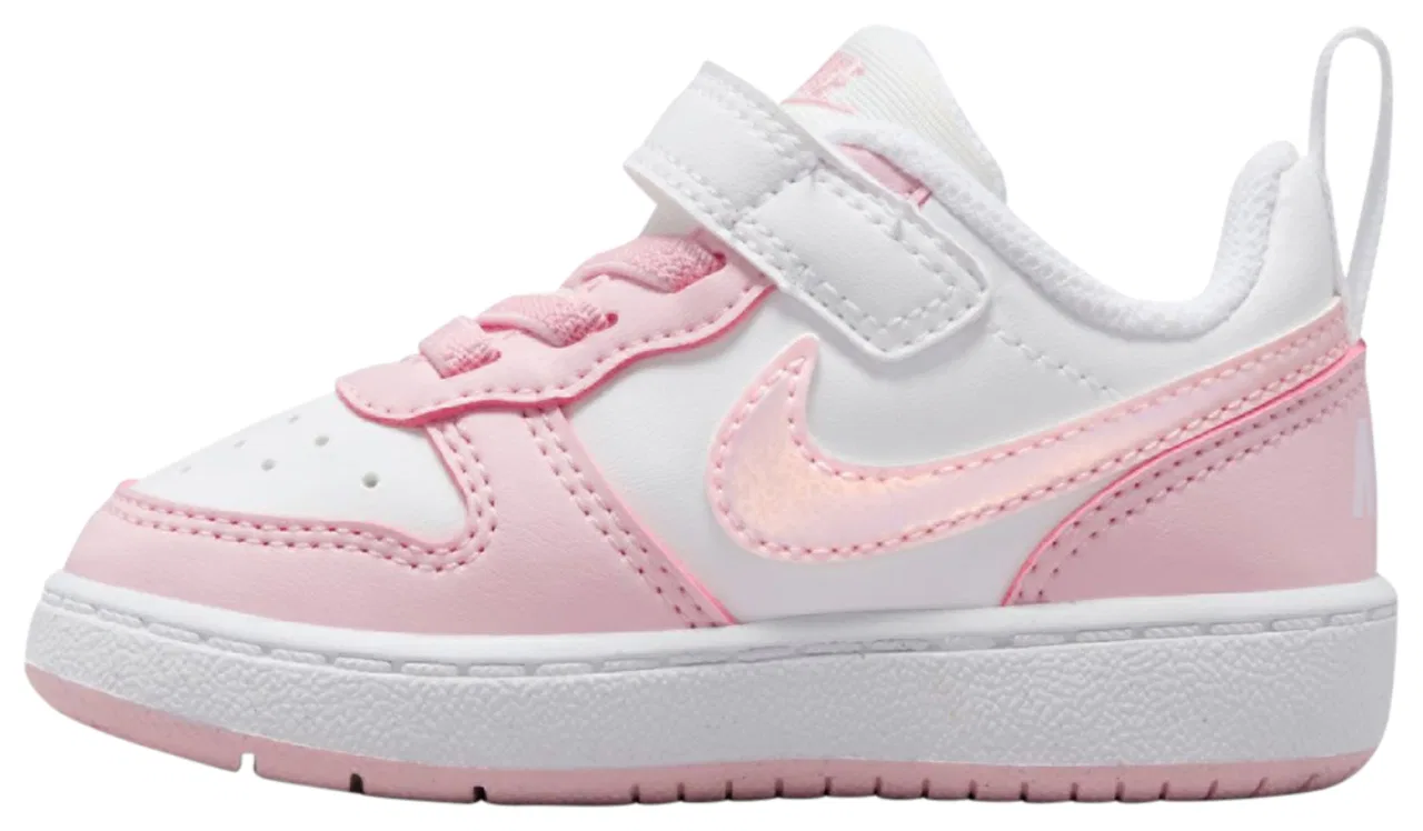 Детские кеды Court Borough Low Recraft Nike, цвет Pink Foam/White — фото 3