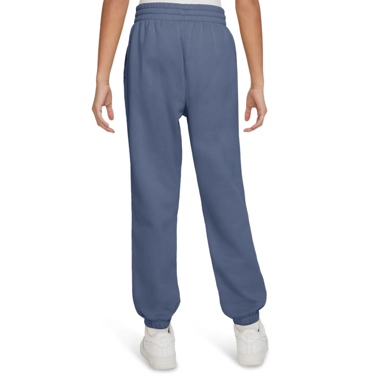 Спортивные брюки для девочек Club LBR Oversized Fleece Nike, цвет World Indigo/White — фото 2