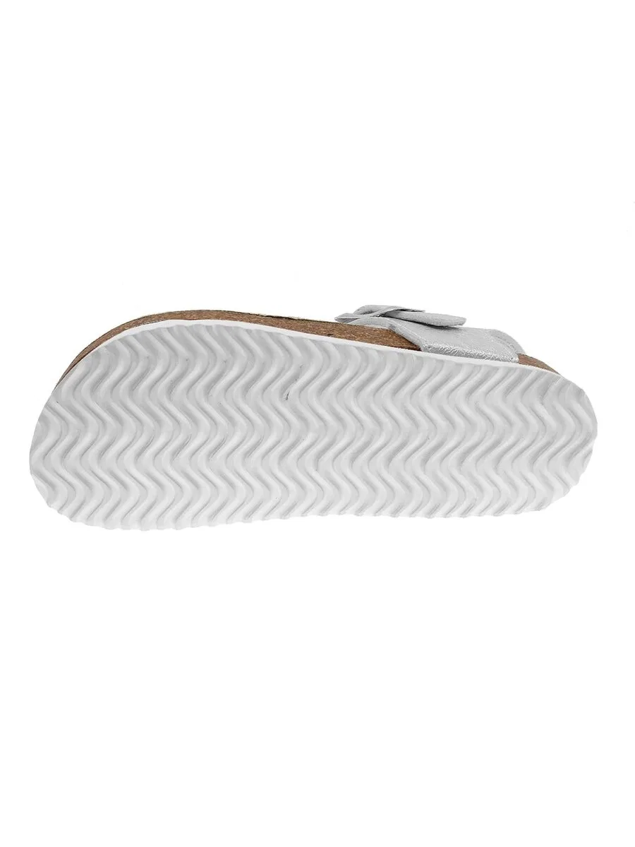 Сандалии Beppi 'Casual Sandal' серебристого цвета — фото 2