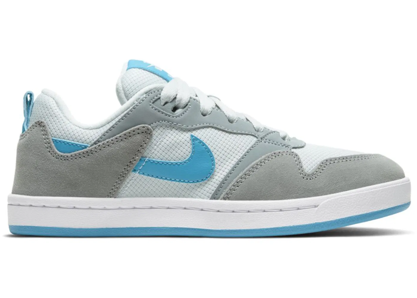 Детские кроссовки Lifestyle Nike Alleyoop SB, Particle Grey/Laser Blue