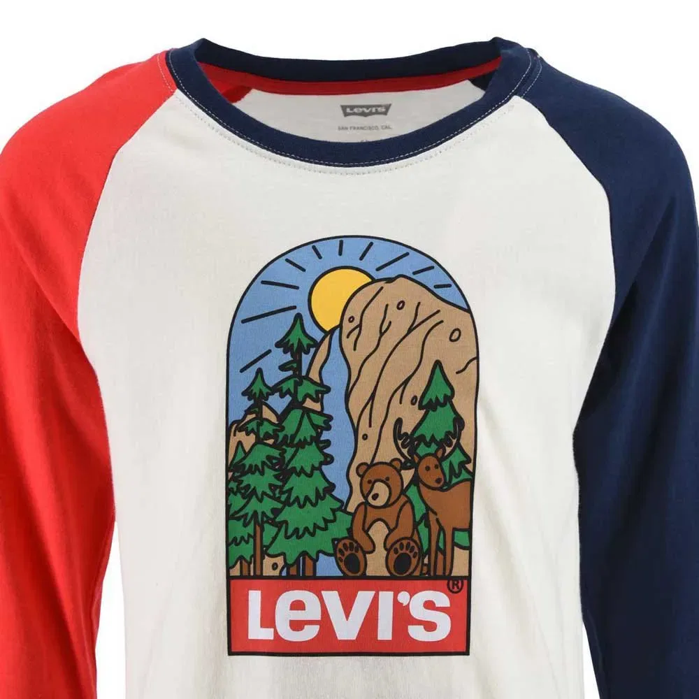 Футболка с длинным рукавом Trail Friends Levi's, белый — фото 3