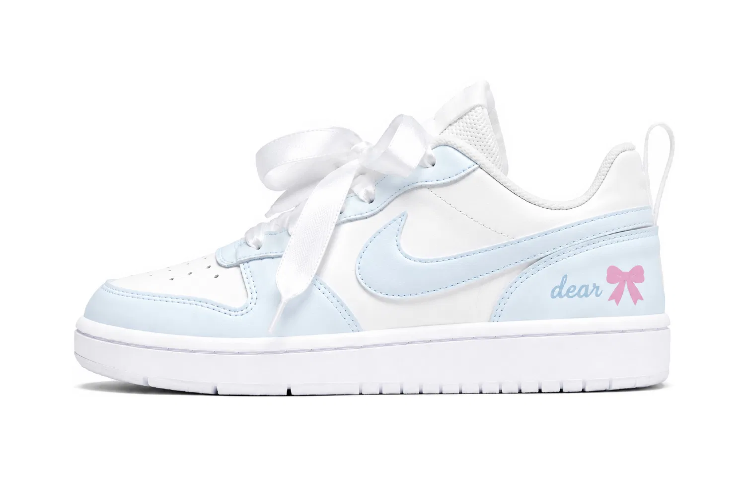 Детские кроссовки для скейтбординга с принтом Court Borough Low 2 Nike, Blue