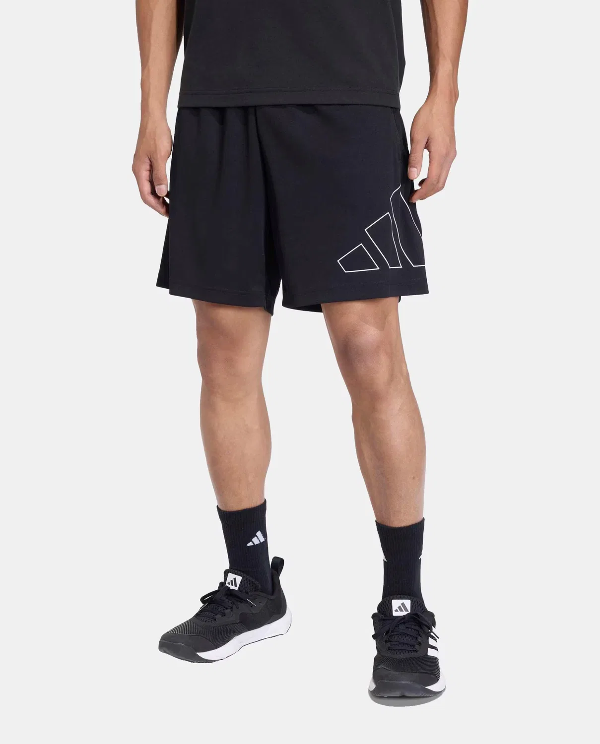 Мужские брюки короткий, Training WE Base BL SHO, adidas, черный