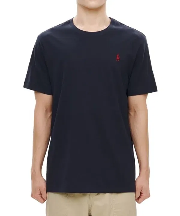 Футболка с длинным рукавом, slim fit, Polo Ralph Lauren, Navy — фото 4