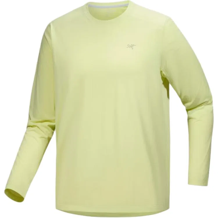 Мужская быстросохнущая футболка с коротким рукавом CORMAC Arcteryx, Radiant Yellow/Ray Heather