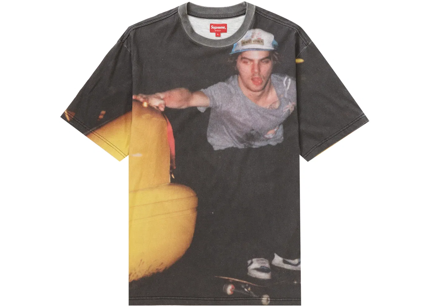 Мужская футболка с принтом Supreme Dash Snow S/S Top, Multicolor