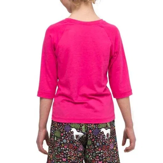 Футболка-реглан с длинным рукавом Shredly Littles Raglan, Flamingo — фото 4