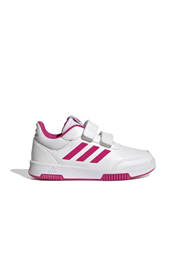 Детские спортивные кроссовки для девочек на липучке Tensaur Velcro Daily Adidas, White/Pink