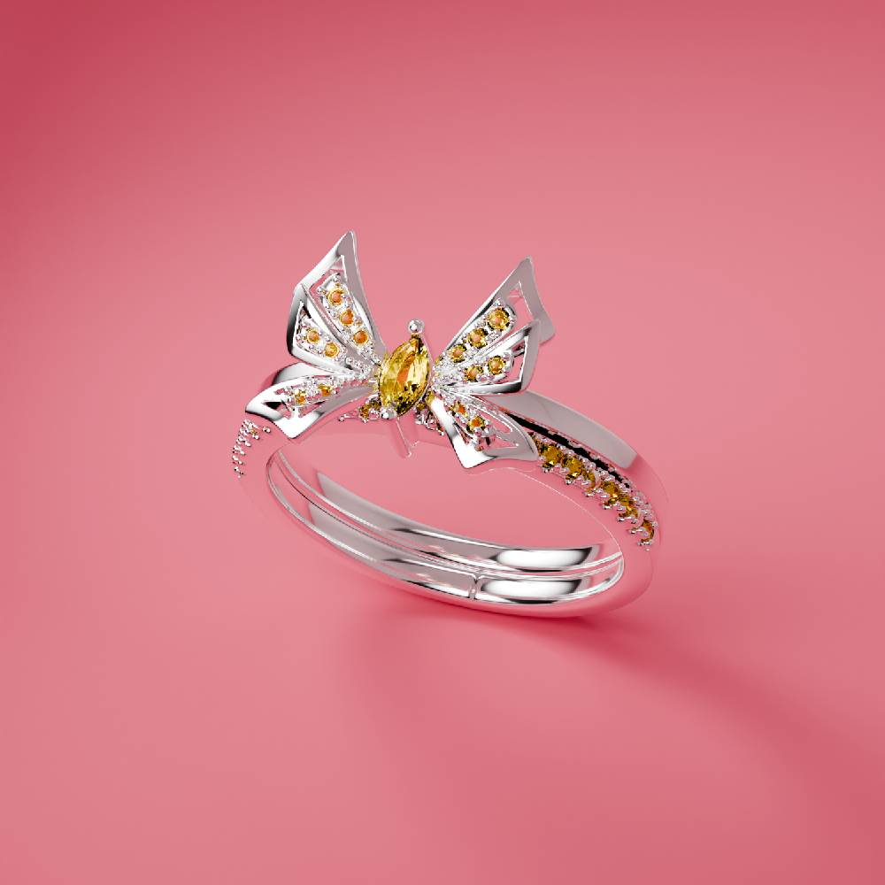 

Набор колец Winx Club X Gadget4entertainment Musa Enchantix, серебро