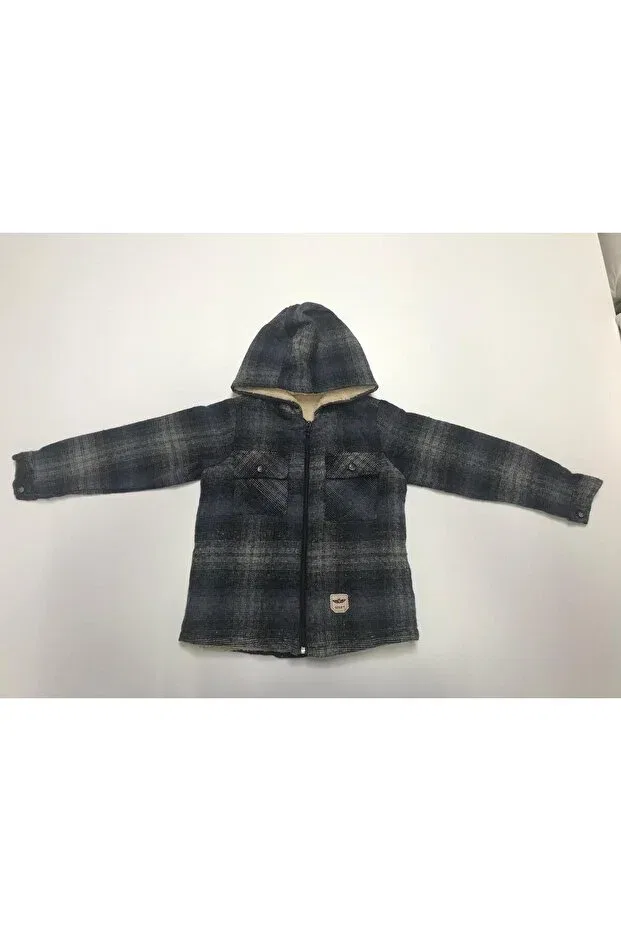 Детский кардиган с капюшоном Boys' Sweatshirt Cardigan Baby Slon Kids Clup, Indigo