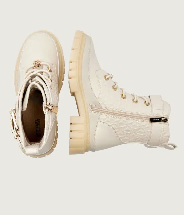 Детские ботинки для мальчиков из искусственной кожи Blake Colby Michael Kors Kids, бежевый — фото 4