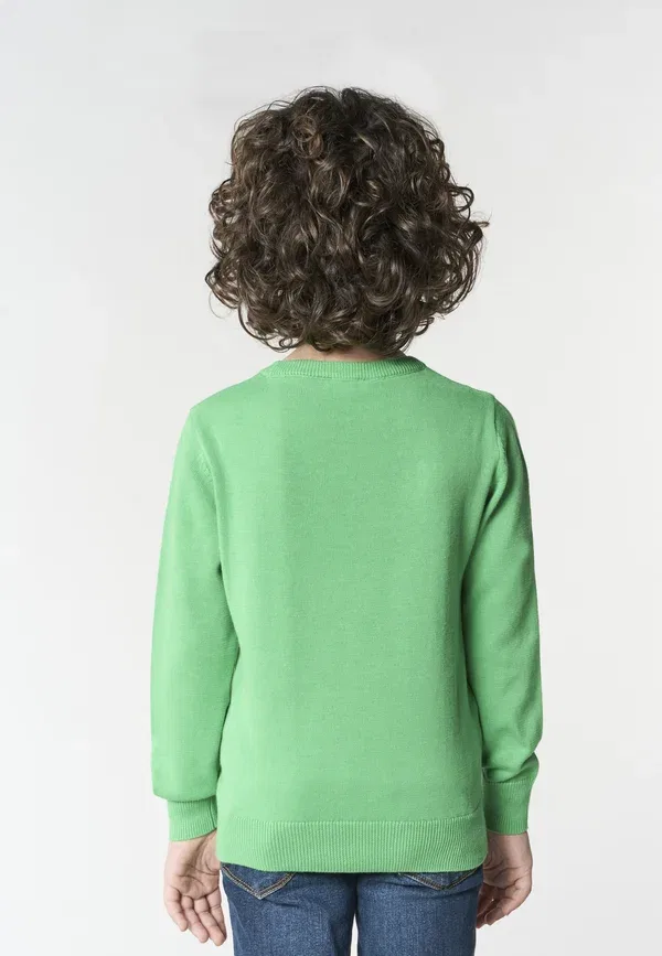 Джемпер хлопковый Jumper U.S. Polo Assn., verde, зеленый — фото 2