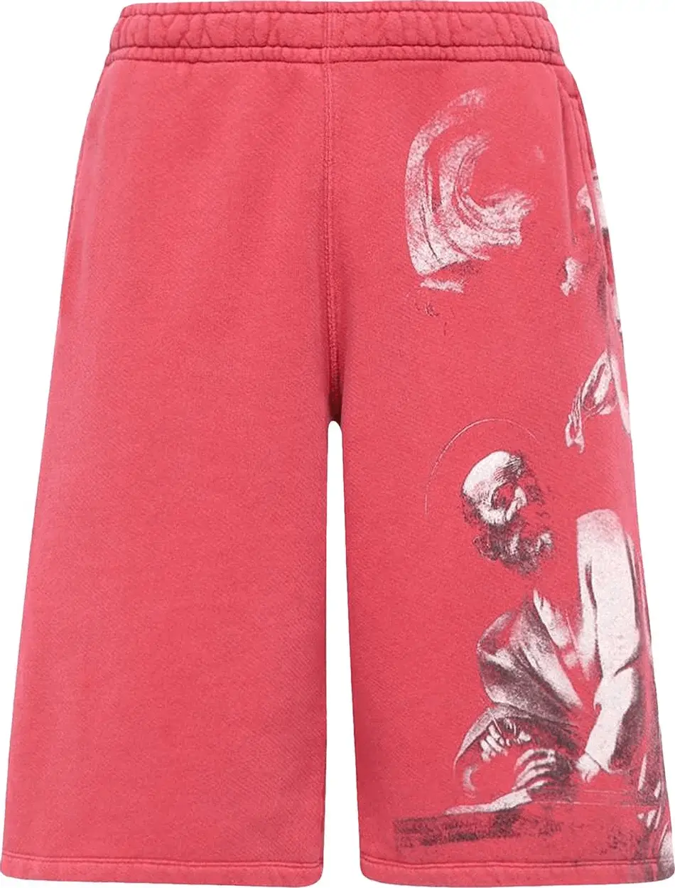 

Шорты Off-White St. Matthew Over, красный