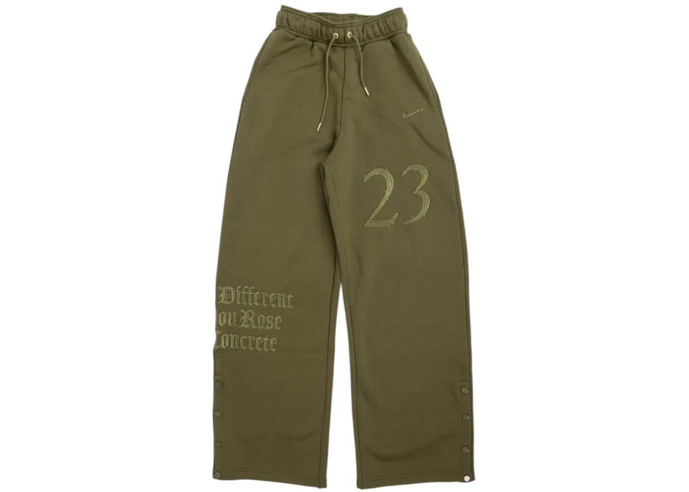 Женские спортивные штаны из флиса Nike Jordan x Teyana Taylor Pants, Rough Green