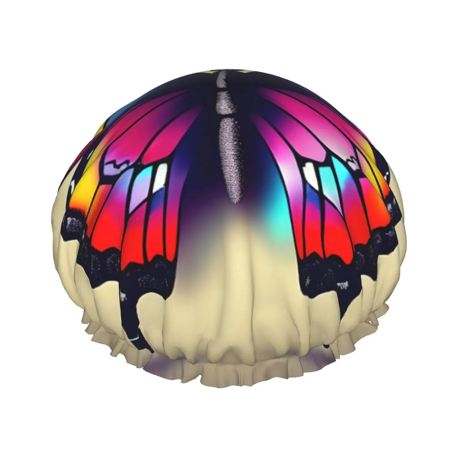 Двухслойная шапочка для душа с бабочками, CPyuqw, Schmetterling