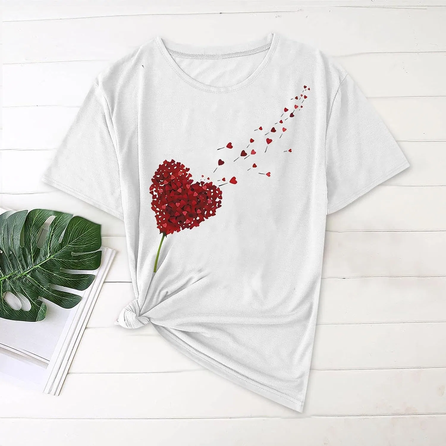 Женская футболка свободного кроя Basic Tshirt Women, White — фото 3