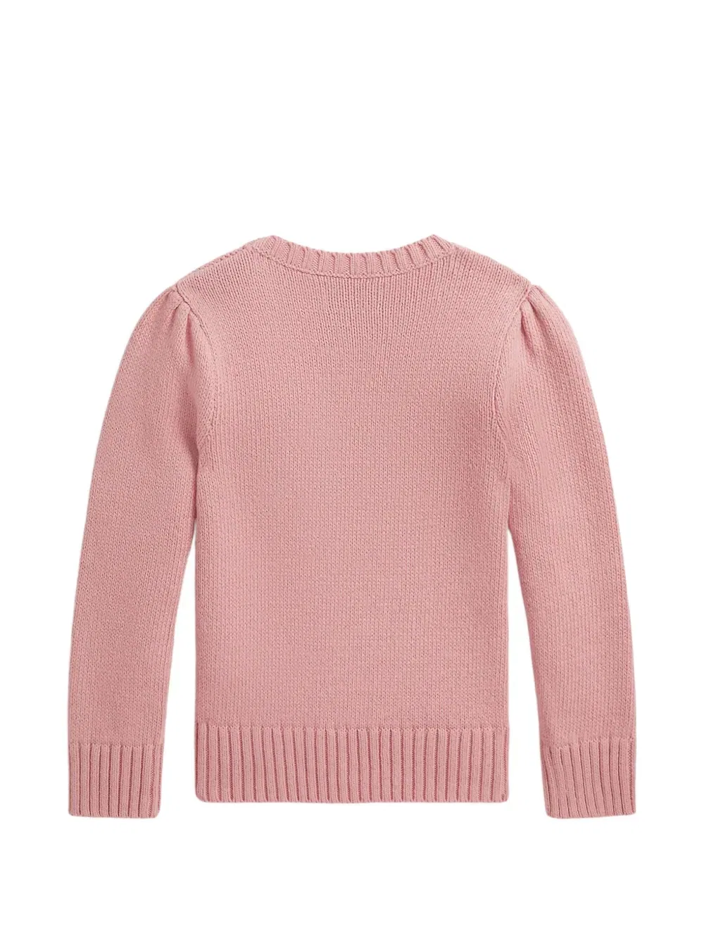 Свитер с принтом Polo Ralph Lauren Kids, розовый — фото 2
