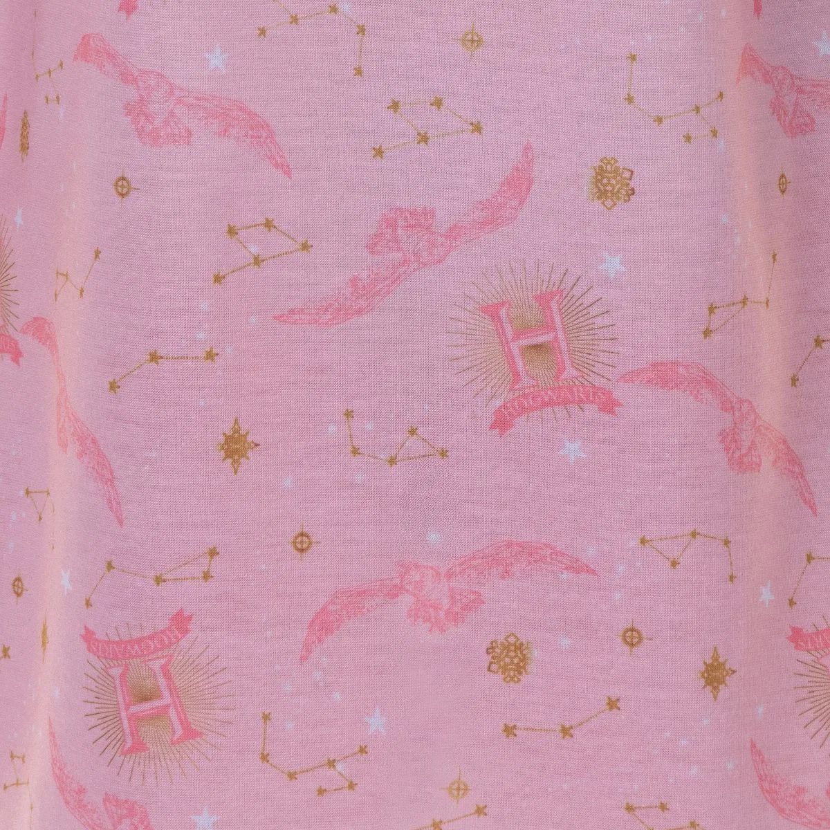 Детская ночная рубашка с принтом Hogwarts Crest INTIMO, Pink — фото 4