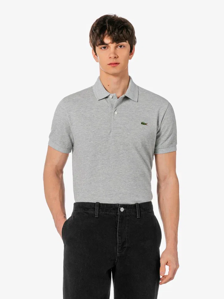 Футболка поло Regular Fit LACOSTE, Grey — фото 4
