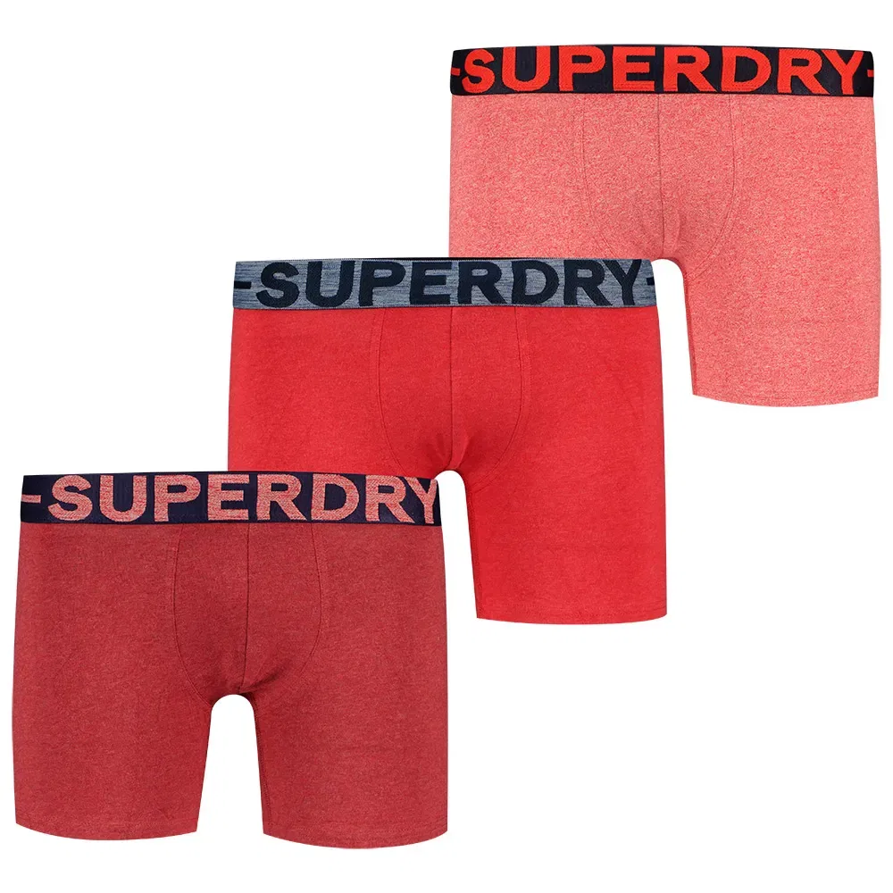 Боксеры 3 шт Superdry, красный