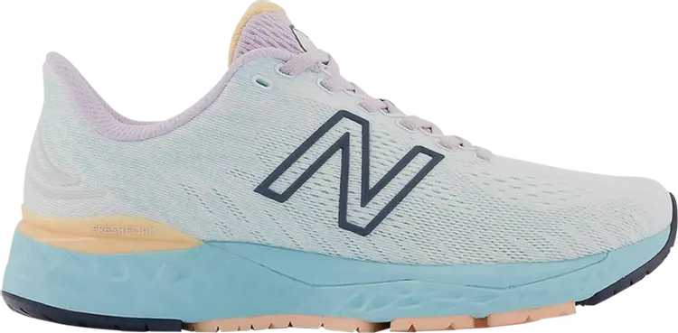 Кроссовки New Balance Wmns Fresh Foam 880v11 'White Blue Chill', белый — фото 2