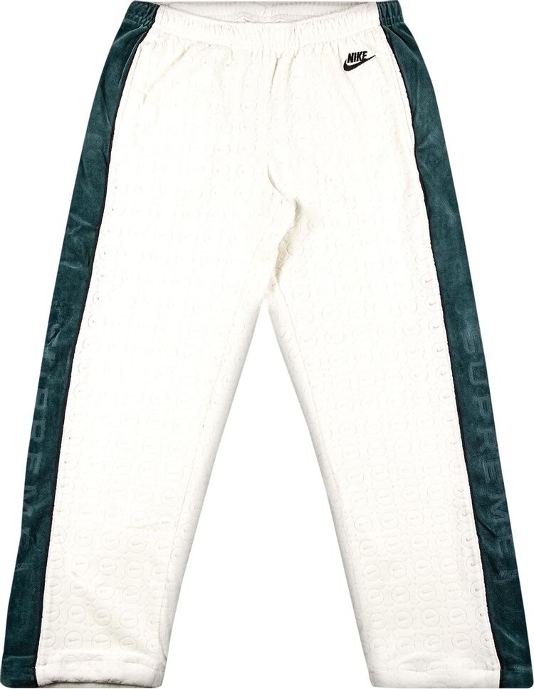 

Брюки Supreme x Nike Velour Track Pant 'White', белый