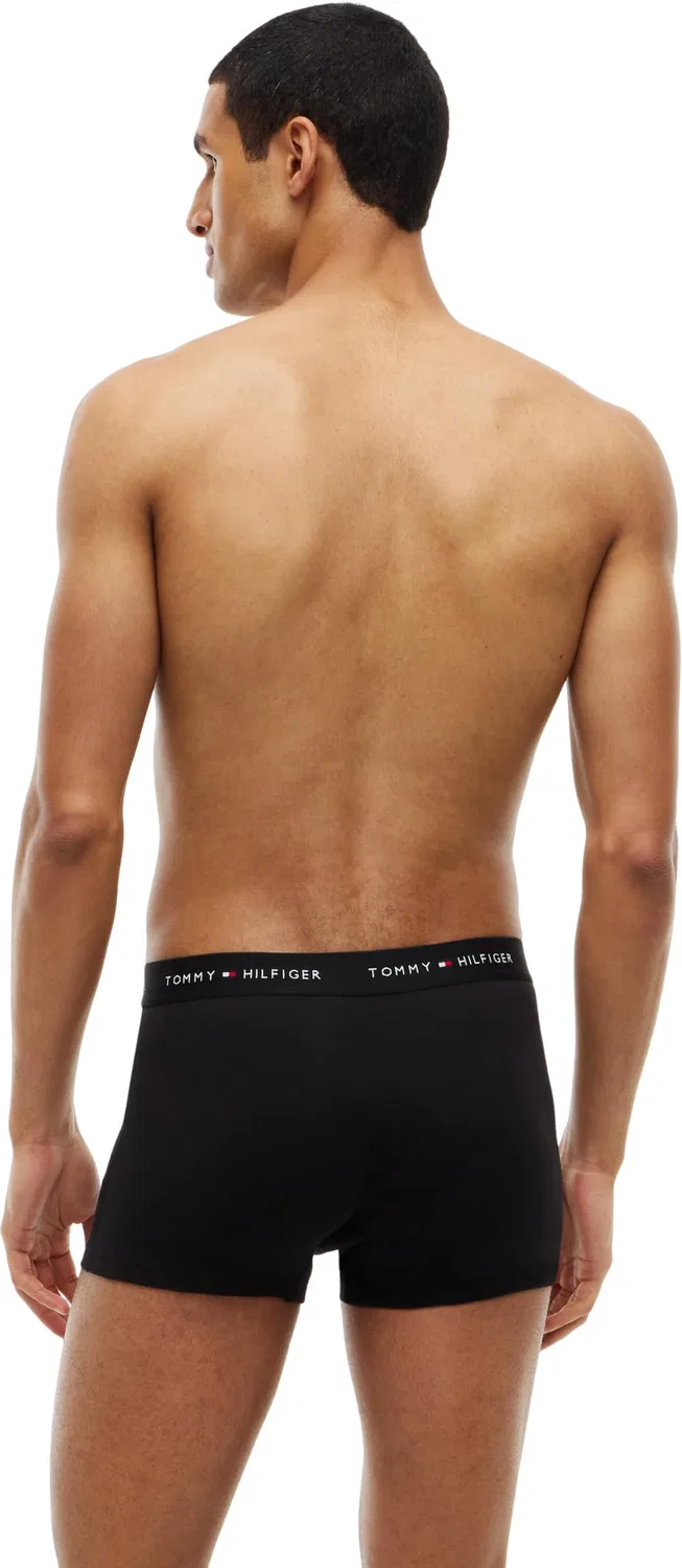 Мужские трусы-слипы с принтом Tommy Hilfiger, Black (B//Alaskan Green/Med Red/Black) — фото 2