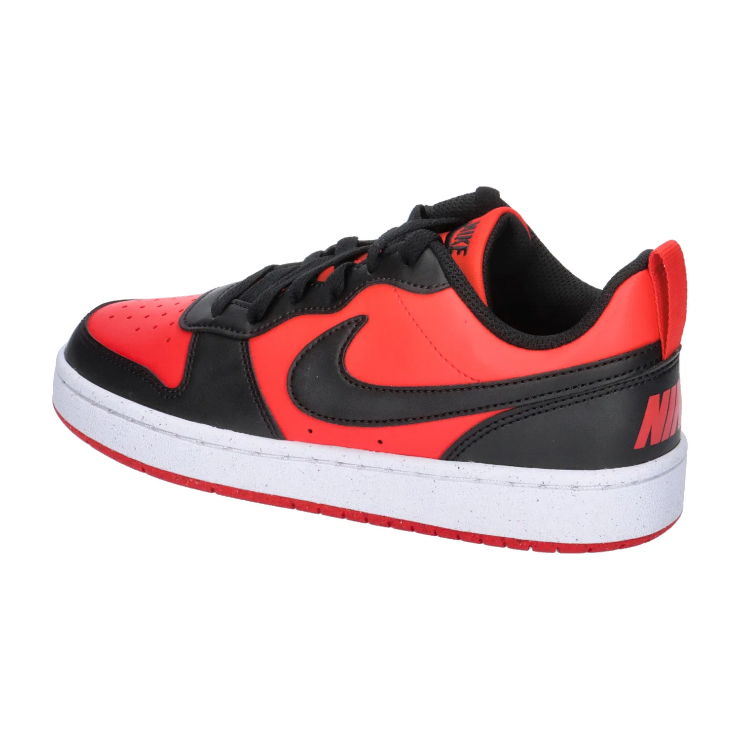 Детские кроссовки с обновленным дизайном Court Borough Low Recraft Nike, Rot Schwarz — фото 3