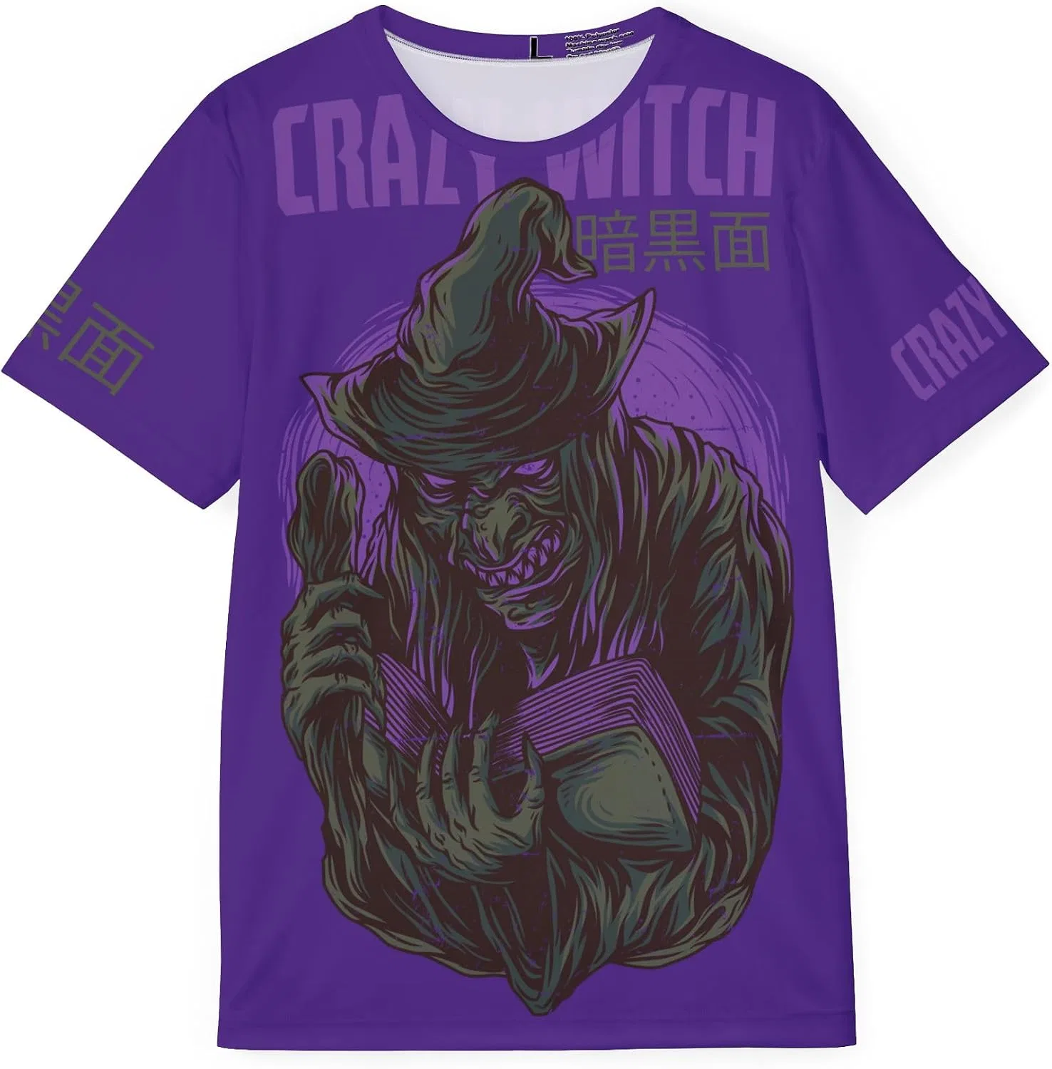 Футболка с принтом монстров Unisex, Multicolor