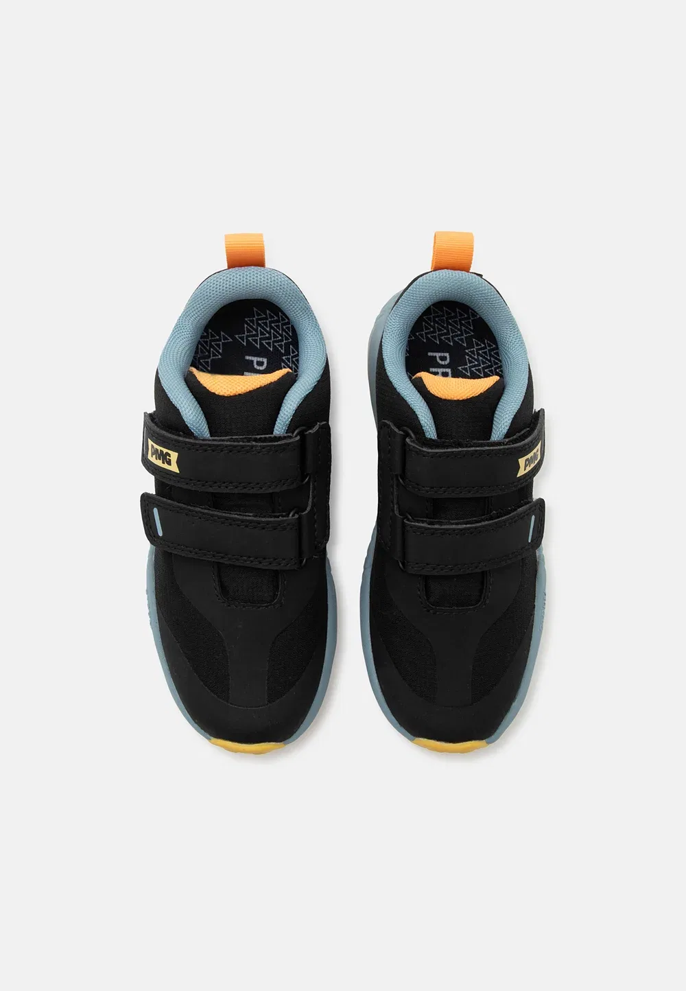 Кроссовки Goretex B&G Storm GTX 24192 Primigi, Black/Yellow — фото 4