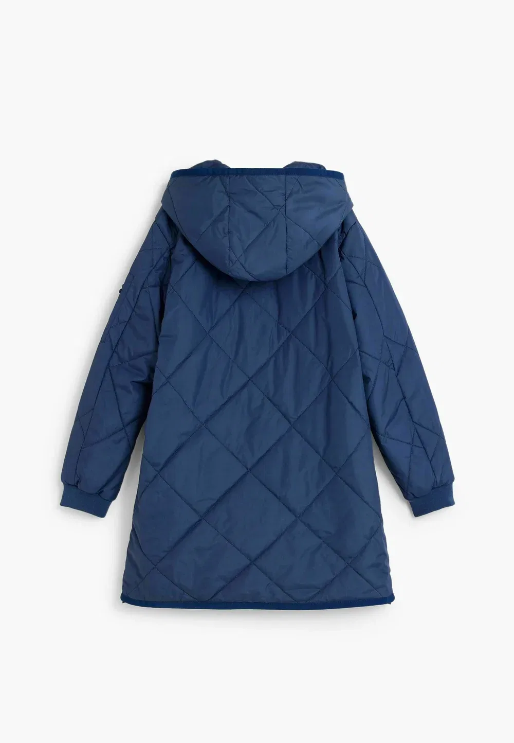 Стеганая куртка с капюшоном - зимняя куртка Desigual, Blue — фото 4