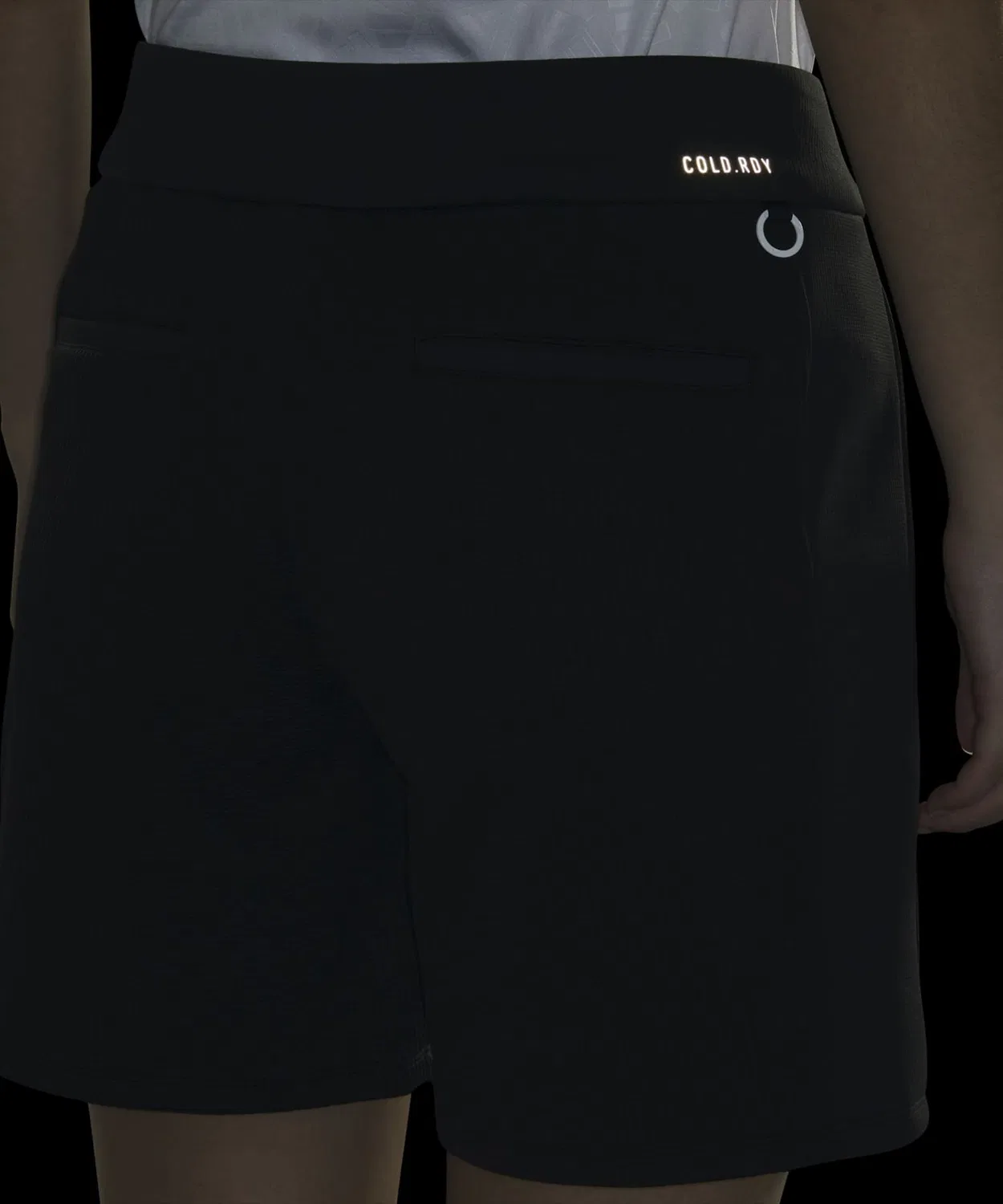 Женские шорты с COLD. RDY технологией, модель COLD. RDY Shorts 1/2, Adidas, Черный — фото 4