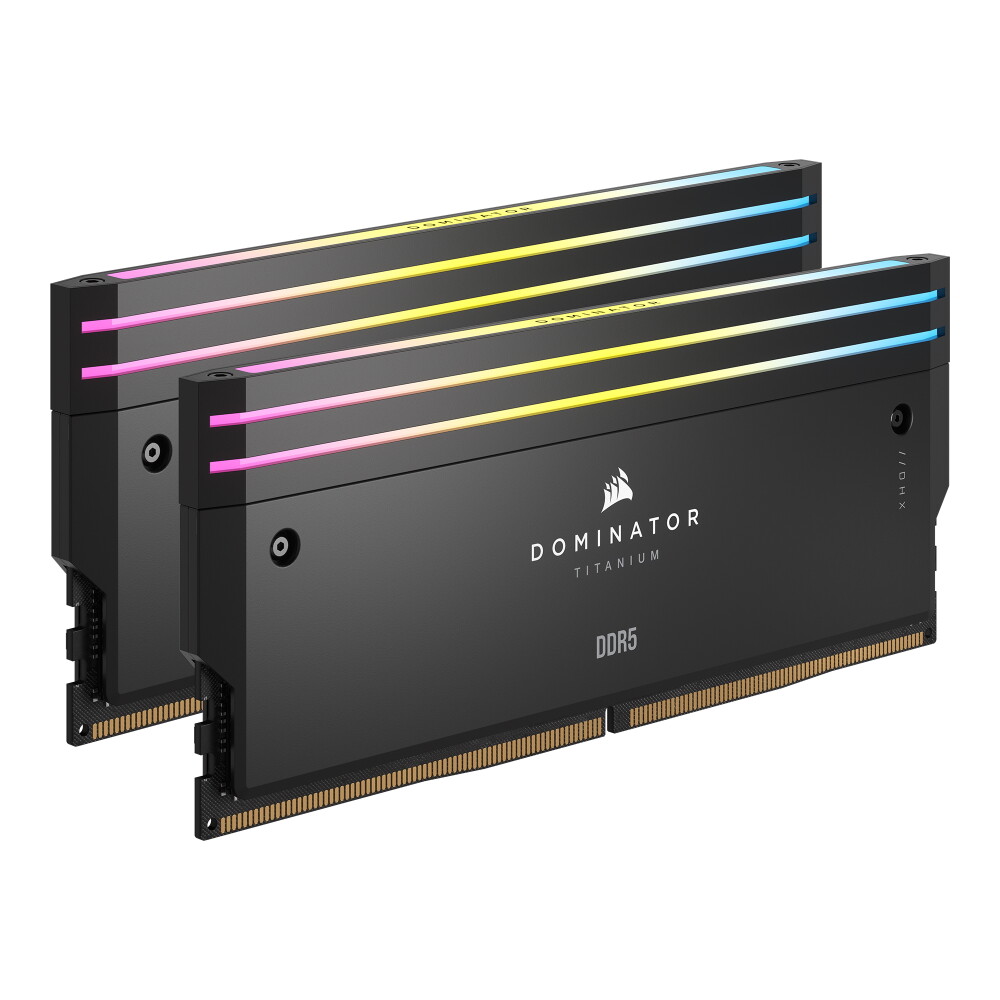Оперативная память Corsair Dominator Titanium RGB, 48 Гб DDR5 (2x24 Гб), CL36, 7200 МГц, CMP48GX5M2X7200C36, черный — фото 2