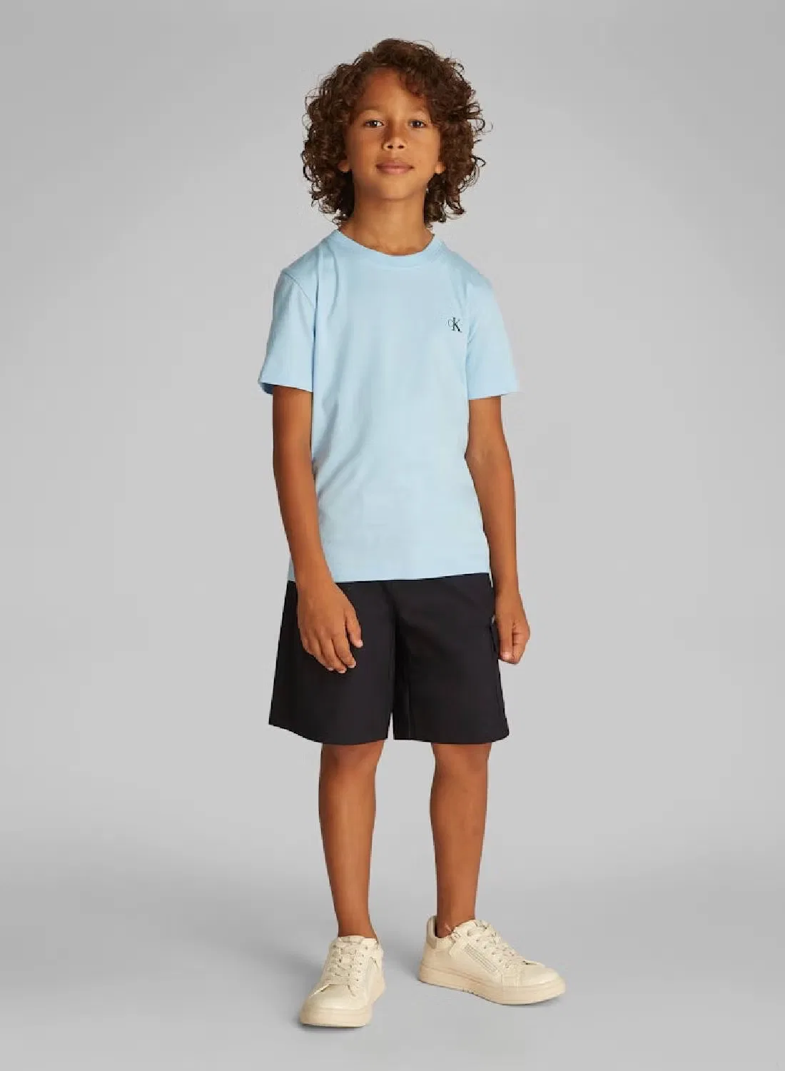 Джоггеры из футера с логотипом, Calvin Klein Jeans, черный — фото 4
