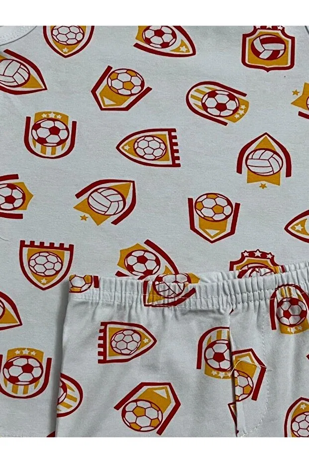 Детский комплект для мальчиков из хлопка Boxer Shorts Elmas Kids, White — фото 3