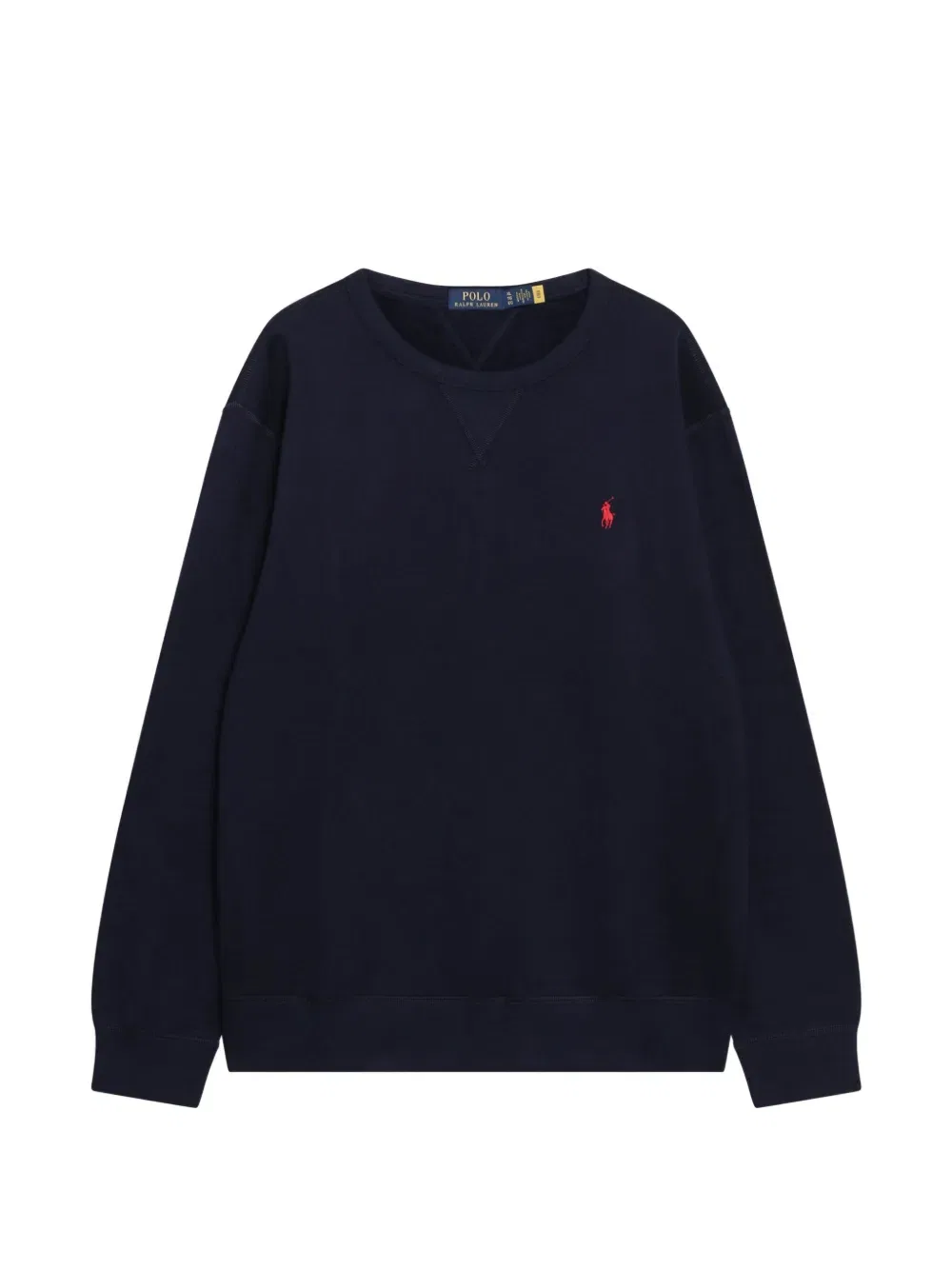Свитшот с вышивкой Polo Ralph Lauren, темно-синий