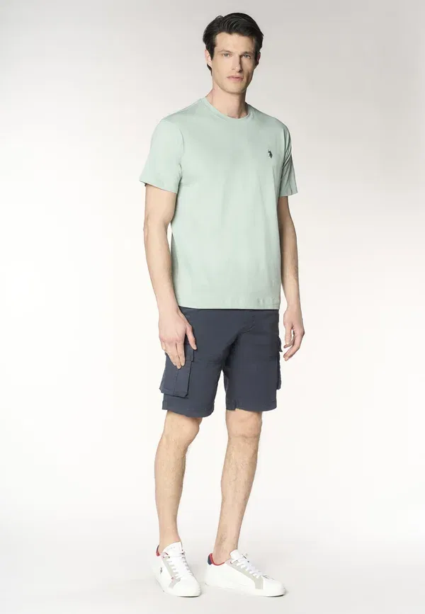 Шорты хлопковые U.S. Polo Assn., Blu, синий — фото 2